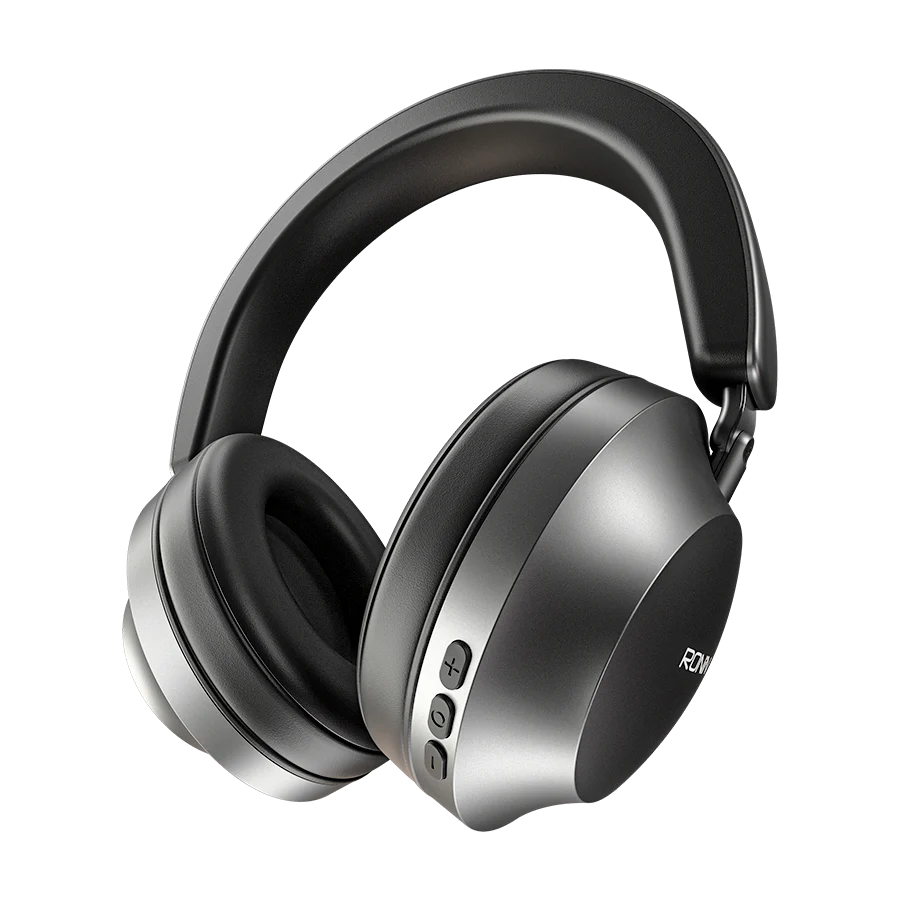 Ronin Magnus R-1520 Software-Based Mood-Tuned Wireless Headphones Black
