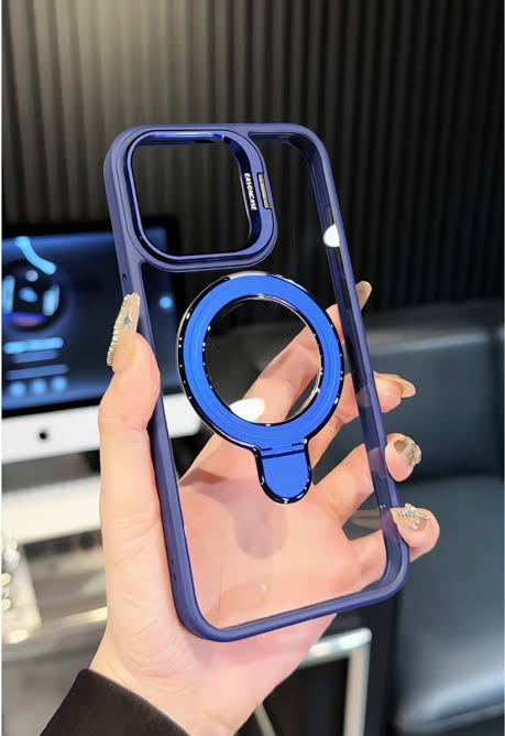 DUEAL MATAL STAND WITH CAMERA LENS CASE IPHONE
