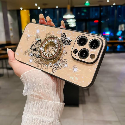 Fancy Tybome printed hand grip high quality case iphone