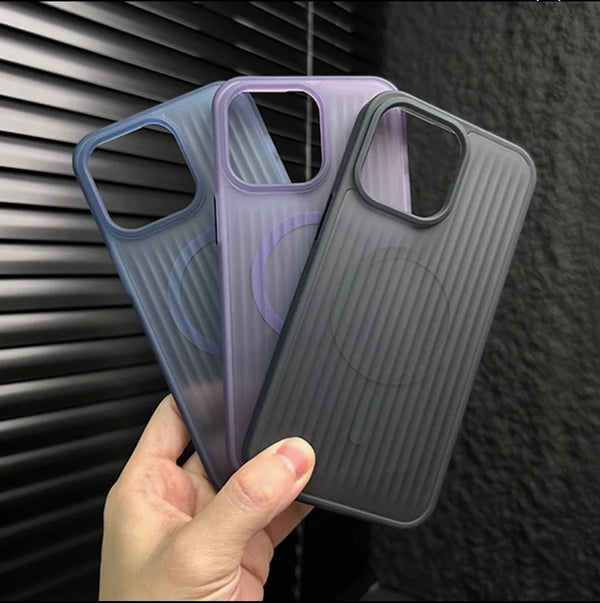 magsafe line design mate traslusent case iphone - 2
