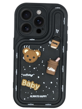 COFFE BEAR CASE IPHONE
