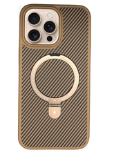 magsafe carbon design stand case iphone