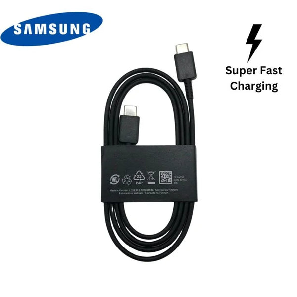 Samsung A+ copy c to c charging cable 45w super fast charging support without box