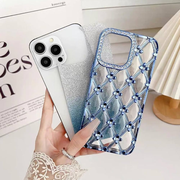 GLITTER DIMOND DESIGN STONE CASE IPHONE - 2