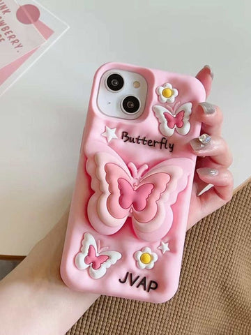 JVAP SOFT FLUFFY BUTTERFLY POP SOKIT CASE