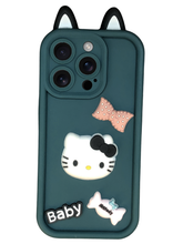 Hallo kitty cat ear case iphone