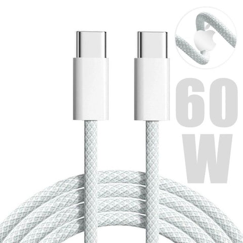 Apple A+ copy c to c charing cable up-to 60w fast charging braided