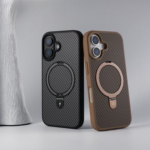 magsafe carbon design stand case iphone