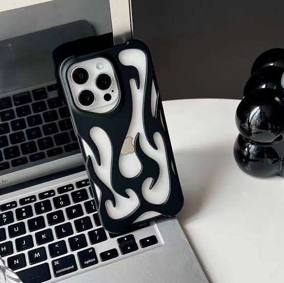Flame design case mate finish iphone