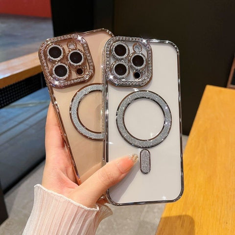 chrome magsafe stone case iPhone