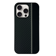 carbon and leather design color line case iphone