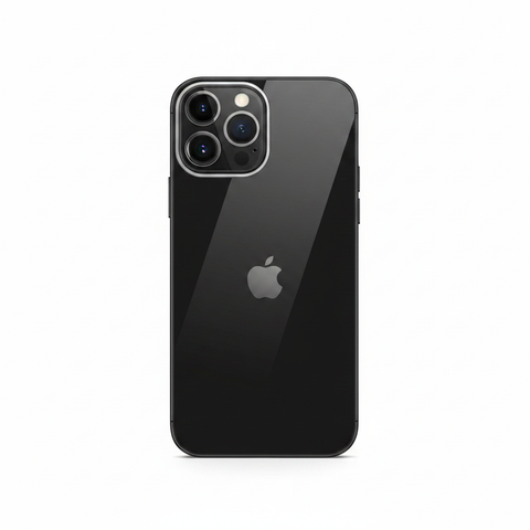 Black Glossy iPhone Case