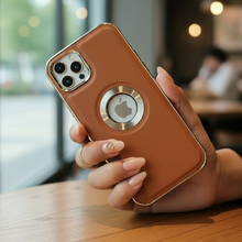 Brown Leather Case — Window Minimal
