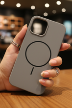 Gray MagSafe iPhone Case - Cafe Hand Shot