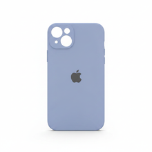 Light Blue iPhone Case - Upright Dark Grey Logo