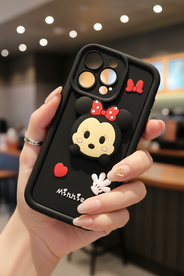 BEAR POP SOKET SILICONE CASE - 2