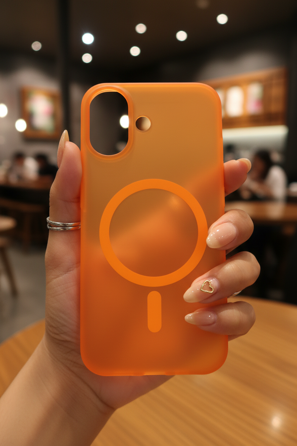 SLIM HARD FULL ACRALIC MATTE FINISH TRASLUSENT CASE IPHONE - 2