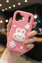 Pink Bunny Case Girl Hand