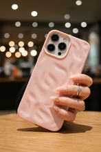 Pink Wave Case on White iPhone 16 Pro Max