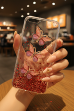 Red Butterfly Glitter Phone Case — Cafe Hand Shot