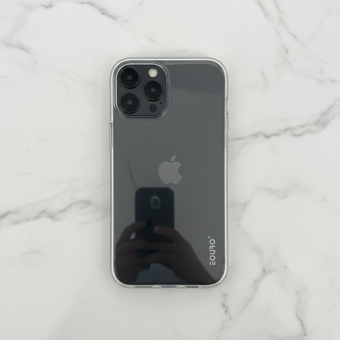 Transparent EOURO Case with iPhone